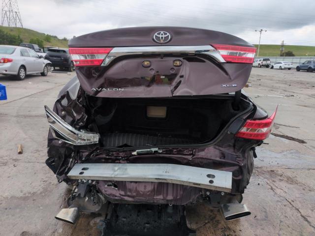4T1BK1EBXEU082477 - 2014 TOYOTA AVALON BASE BURGUNDY photo 6