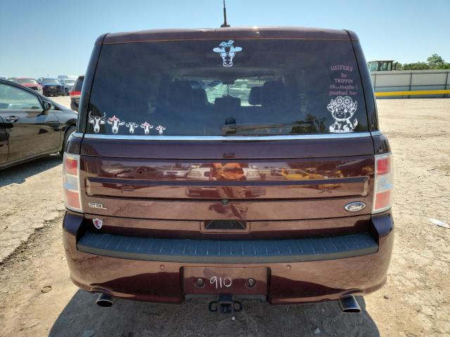 2FMGK5C82KBA25910 - 2019 FORD FLEX SEL Tünd qırmızı foto 6