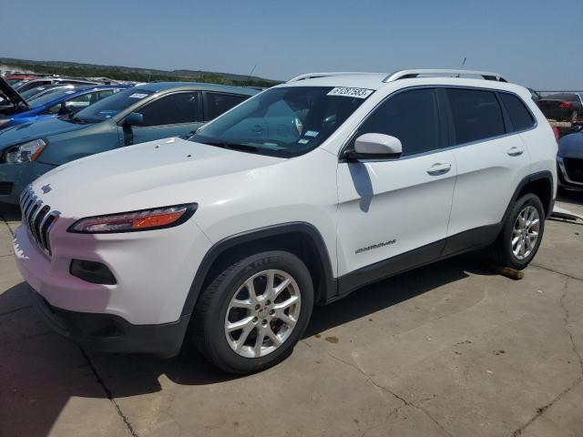 1C4PJLCSXEW106230 - 2014 JEEP CHEROKEE LATITUDE WHITE photo 1