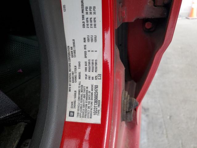 1GCDT136568224793 - 2006 CHEVROLET COLORADO RED photo 12