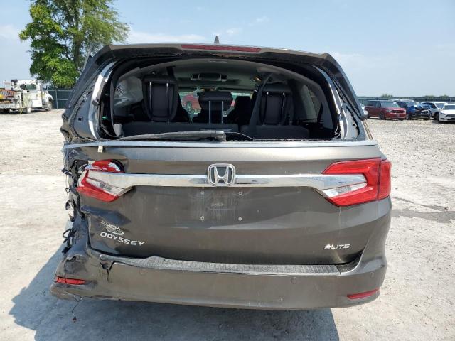 5FNRL6H9XLB008374 - 2020 HONDA ODYSSEY ELITE GRAY photo 6