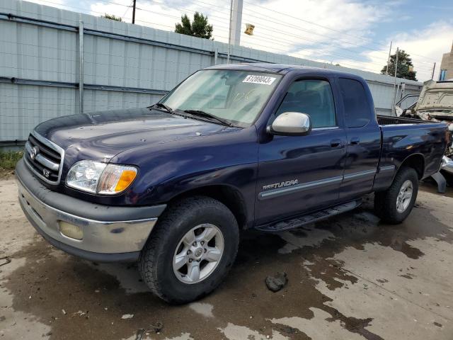 5TBBT441XYS002754 - 2000 TOYOTA TUNDRA ACCESS CAB ლურჯი ფოტო 1