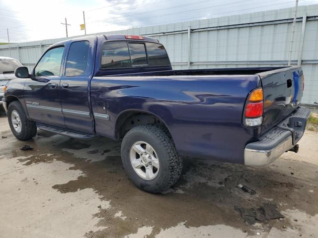 5TBBT441XYS002754 - 2000 TOYOTA TUNDRA ACCESS CAB ლურჯი ფოტო 2