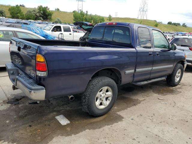 5TBBT441XYS002754 - 2000 TOYOTA TUNDRA ACCESS CAB ლურჯი ფოტო 3