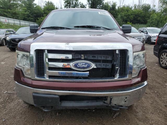 1FTEX1E82AFA91860 - 2010 FORD F150 SUPER CAB MAROON photo 5