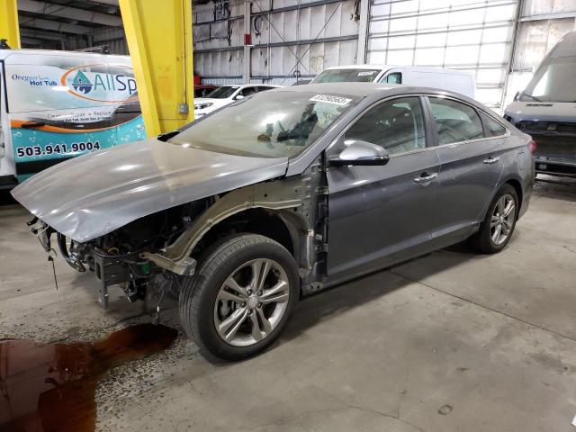 5NPE34AF8KH753711 - 2019 HYUNDAI SONATA LIMITED GRAY photo 1