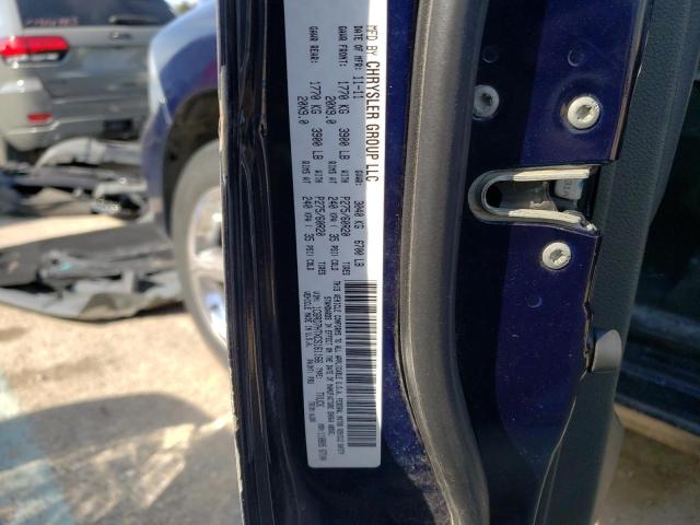 1C6RD7HTXCS161166 - 2012 DODGE RAM 1500 SPORT BLUE photo 13