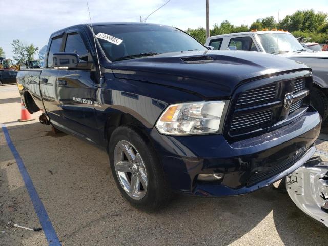 1C6RD7HTXCS161166 - 2012 DODGE RAM 1500 SPORT BLUE photo 4