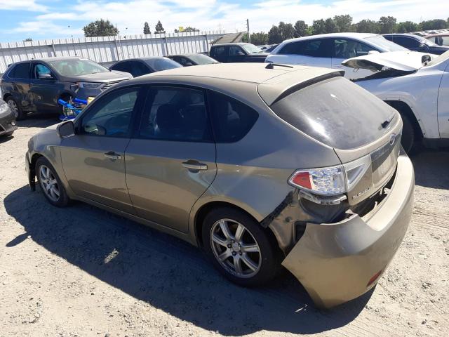 JF1GH61628H815574 - 2008 SUBARU IMPREZA 2.5I CREAM photo 2