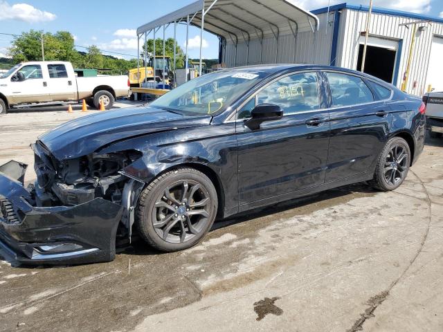 3FA6P0G73JR244743 - 2018 FORD FUSION S BLACK photo 1