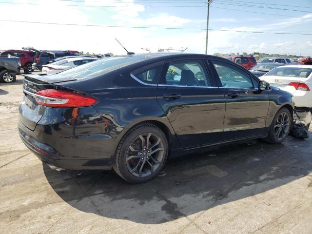 3FA6P0G73JR244743 - 2018 FORD FUSION S BLACK photo 3