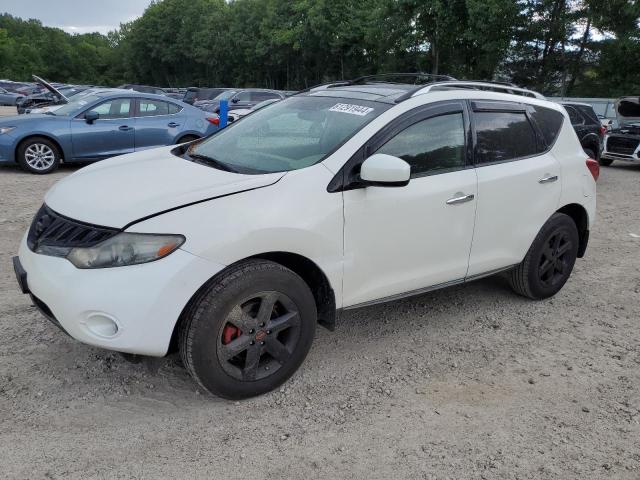 JN8AZ1MW4AW126265 - 2010 NISSAN MURANO S WHITE photo 1