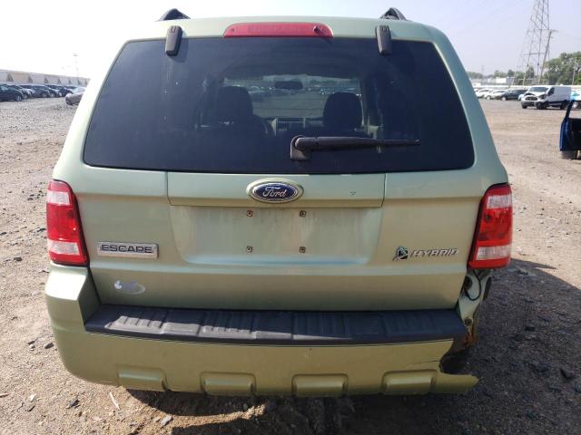 1FMCU49H28KB03028 - 2008 FORD ESCAPE HEV GREEN photo 6