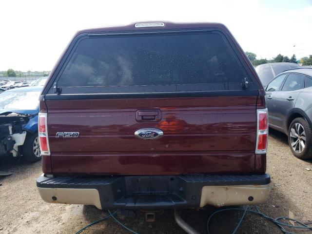 1FTPW14V49FB10388 - 2009 FORD F150 SUPERCREW BURGUNDY photo 6