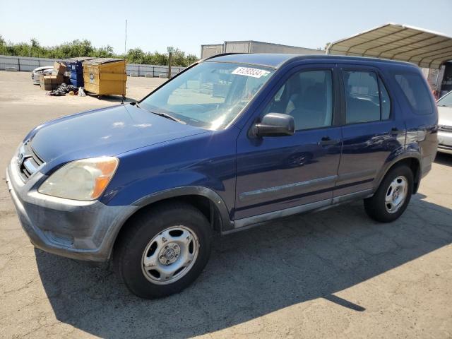 JHLRD68432C005638 - 2002 HONDA CR-V LX BLUE photo 1