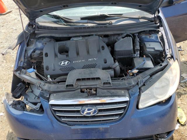 KMHDU46D47U267311 - 2007 HYUNDAI ELANTRA GLS BLUE photo 11