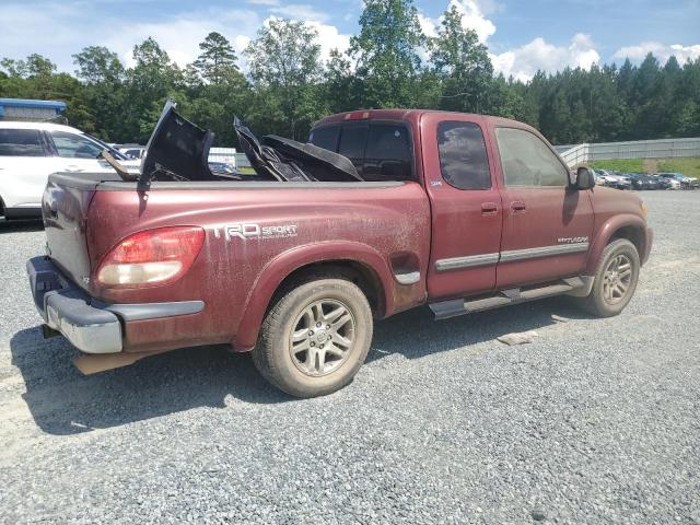 5TBRT34124S443829 - 2004 TOYOTA TUNDRA ACCESS CAB SR5 BURGUNDY photo 3