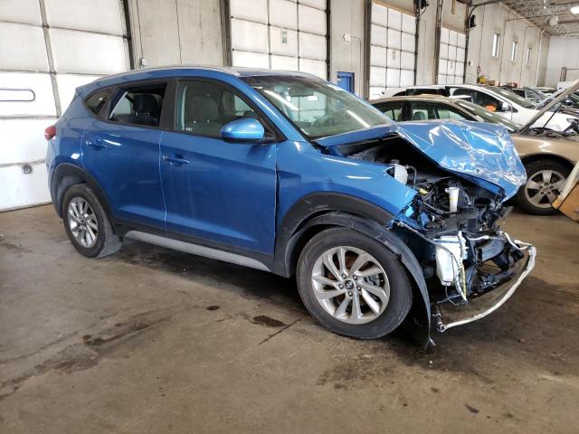 KM8J33A40JU690885 - 2018 HYUNDAI TUCSON SEL BLUE photo 4