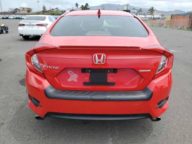 JHMFC1F82JX013716 - 2018 HONDA CIVIC EX RED photo 6