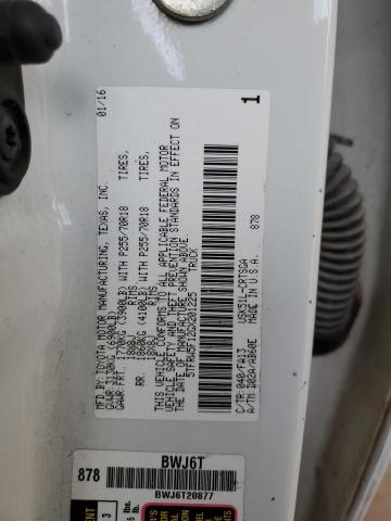 5TFRW5F12GX201225 - 2016 TOYOTA TUNDRA DOUBLE CAB SR/SR5 SILVER photo 13