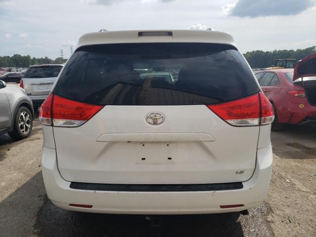 5TDKK3DCXES485311 - 2014 TOYOTA SIENNA LE WHITE photo 6