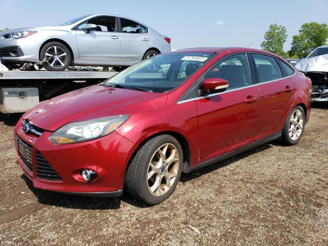 1FADP3J25EL128535 - 2014 FORD FOCUS TITANIUM RED photo 1