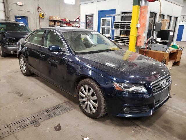 WAUFFAFL2AN062338 - 2010 AUDI A4 PREMIUM PLUS BLUE photo 4