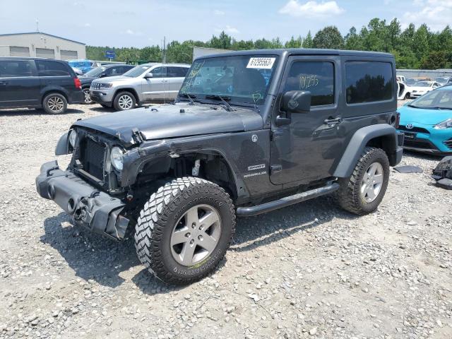 1C4AJWAG8HL742284 - 2017 JEEP WRANGLER SPORT GRAY photo 1