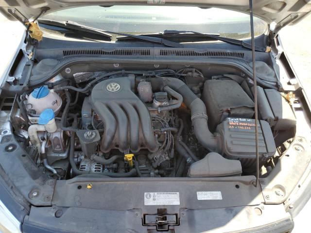 3VW2K7AJ2EM219417 - 2014 VOLKSWAGEN JETTA BASE 银色 照片 11