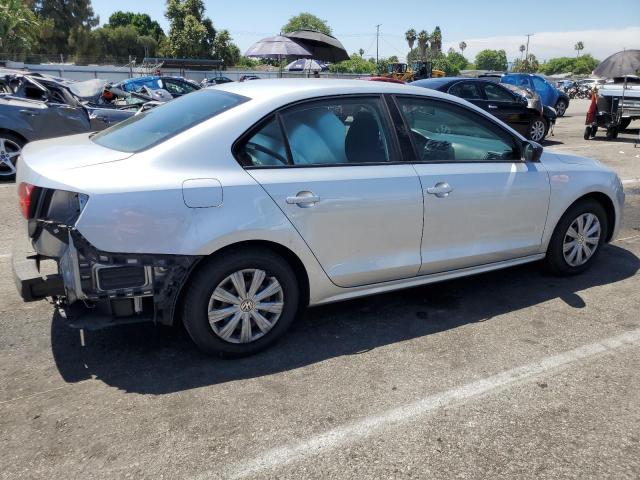 3VW2K7AJ2EM219417 - 2014 VOLKSWAGEN JETTA BASE 银色 照片 3