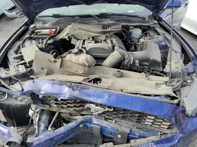 1FA6P8TH9G5256985 - 2016 FORD MUSTANG BLUE photo 11