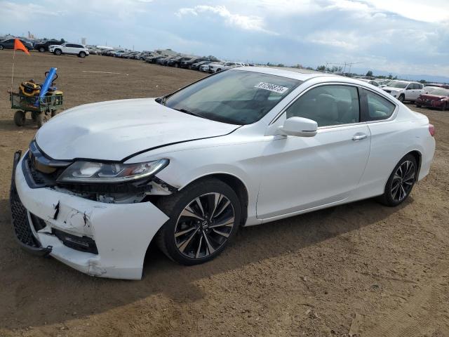 1HGCT2B8XGA006719 - 2016 HONDA ACCORD EXL WHITE photo 1