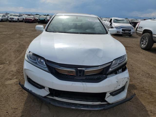 1HGCT2B8XGA006719 - 2016 HONDA ACCORD EXL WHITE photo 5