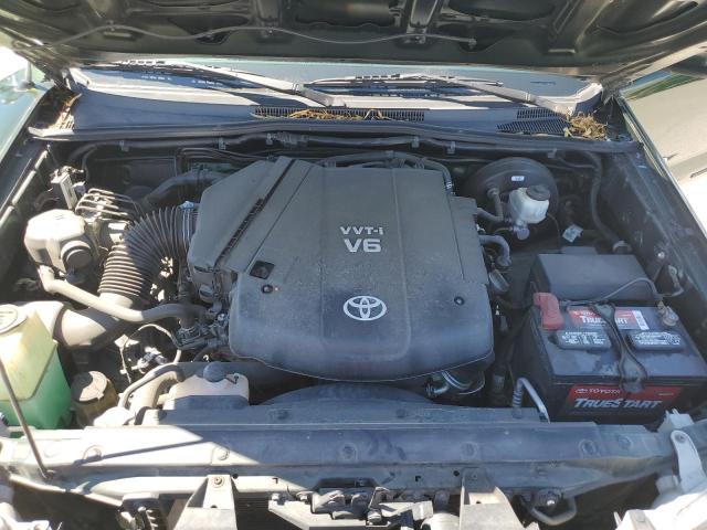 5TFJU4GN8DX042799 - 2013 TOYOTA TACOMA DOUBLE CAB PRERUNNER GREEN photo 11