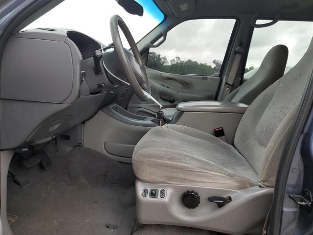 1FMRU15L51LB38438 - 2001 FORD EXPEDITION XLT BLUE photo 7