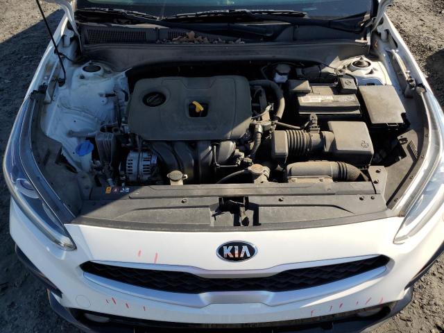 3KPF24AD5KE126801 - 2019 KIA FORTE FE WHITE photo 11