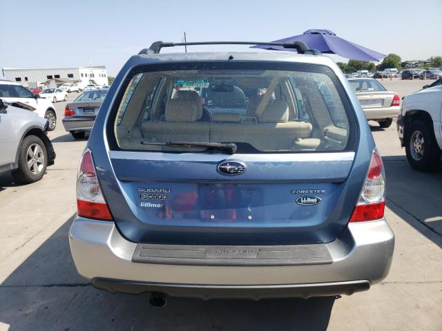 JF1SG67668H727678 - 2008 SUBARU FORESTER 2.5X LL BEAN BLUE photo 6