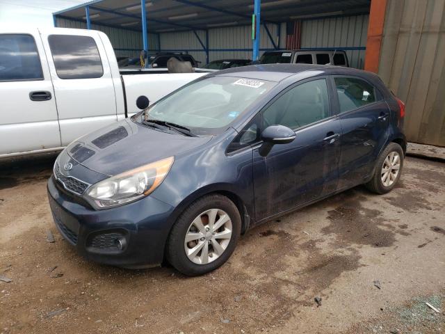 KNADN5A36D6107479 - 2013 KIA RIO EX BLUE photo 1