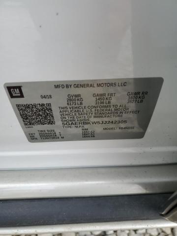 5GAERBKW5JJ242305 - 2018 BUICK ENCLAVE ESSENCE თეთრი ფოტო 13