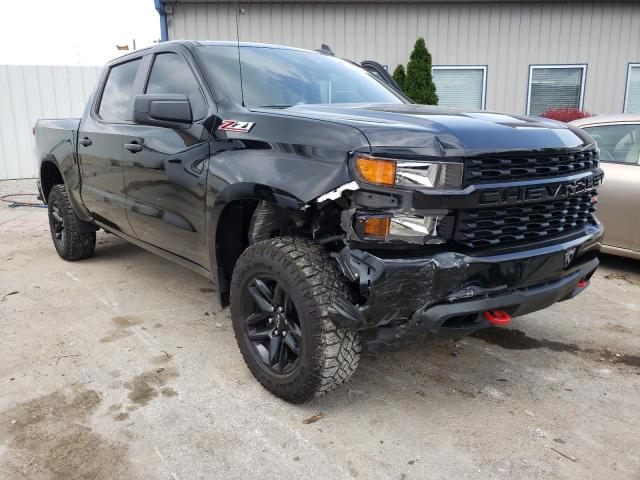 1GCPYCEF5MZ345161 - 2021 CHEVROLET SILVERADO K1500 TRAIL BOSS CUSTOM BLACK photo 4