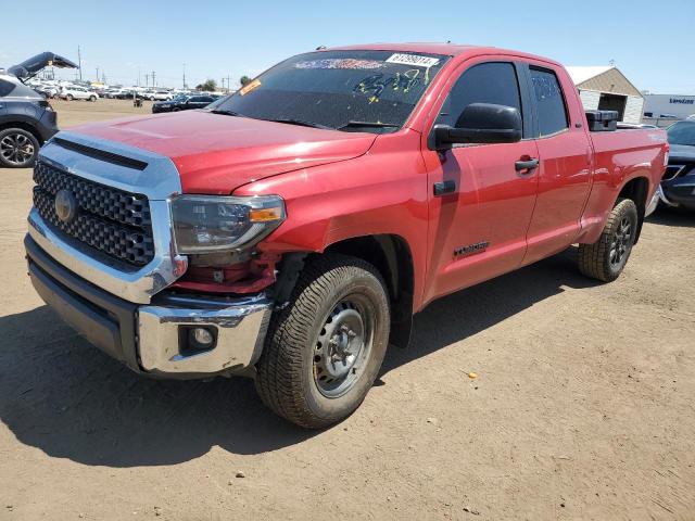 5TFUY5F14KX787505 - 2019 TOYOTA TUNDRA DOUBLE CAB SR/SR5 RED photo 1