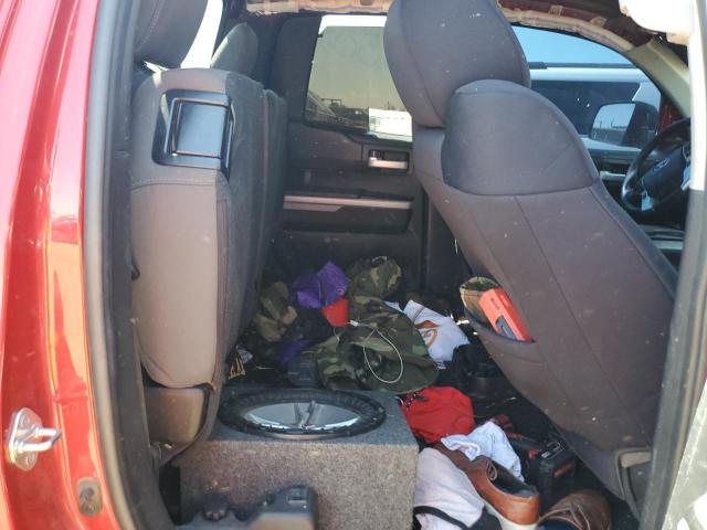 5TFUY5F14KX787505 - 2019 TOYOTA TUNDRA DOUBLE CAB SR/SR5 RED photo 10