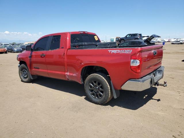 5TFUY5F14KX787505 - 2019 TOYOTA TUNDRA DOUBLE CAB SR/SR5 RED photo 2