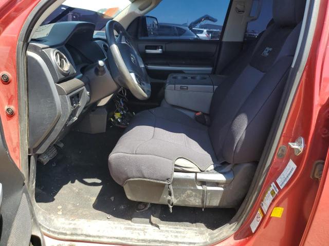 5TFUY5F14KX787505 - 2019 TOYOTA TUNDRA DOUBLE CAB SR/SR5 RED photo 7