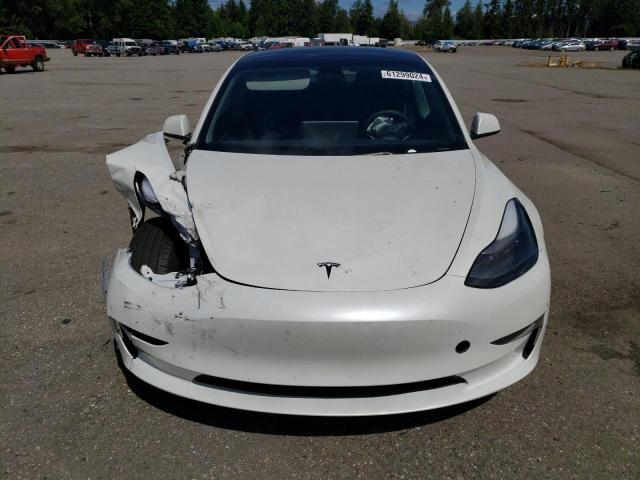 5YJ3E1EA9PF586330 - 2023 TESLA MODEL 3 WHITE photo 5