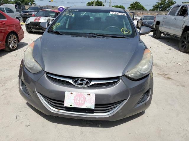 5NPDH4AE9DH262488 - 2013 HYUNDAI ELANTRA GLS GRAY photo 5