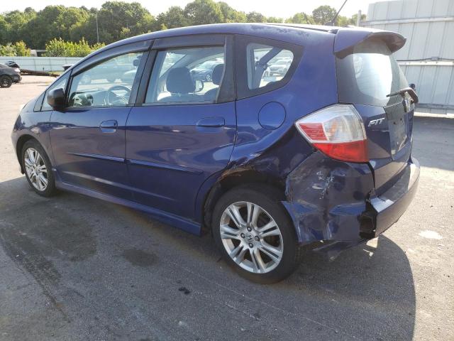 JHMGE88689S014624 - 2009 HONDA FIT SPORT BLUE photo 2