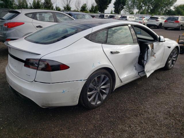 5YJSA1E6XMF453221 - 2021 TESLA MODEL S თეთრი ფოტო 3