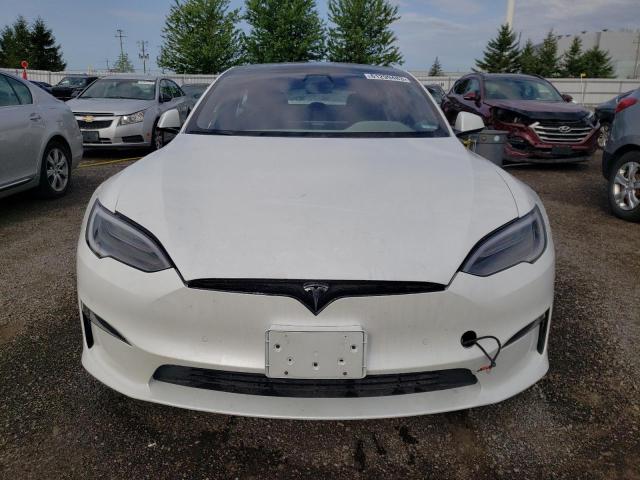 5YJSA1E6XMF453221 - 2021 TESLA MODEL S თეთრი ფოტო 5