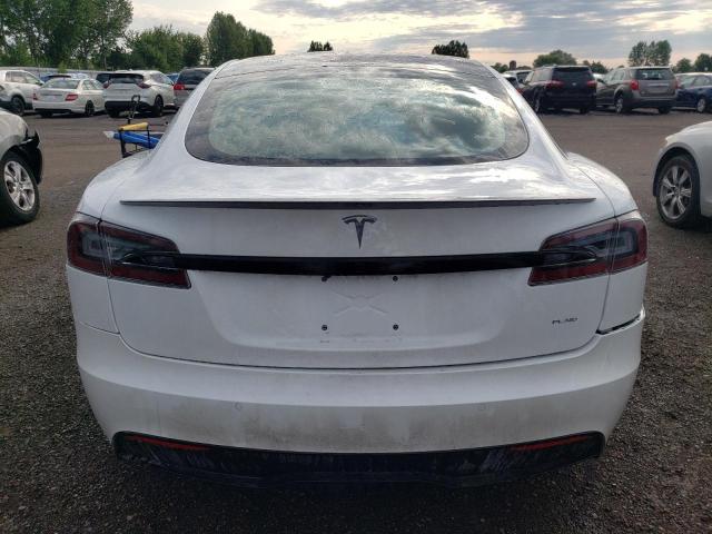 5YJSA1E6XMF453221 - 2021 TESLA MODEL S თეთრი ფოტო 6